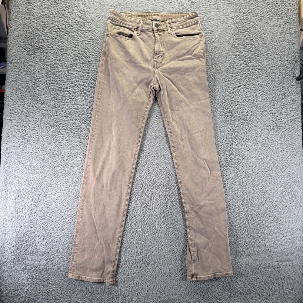 American Eagle Outfitters Easyflex Jeans Mens 30x34 Beige Denim Straight Relaxed